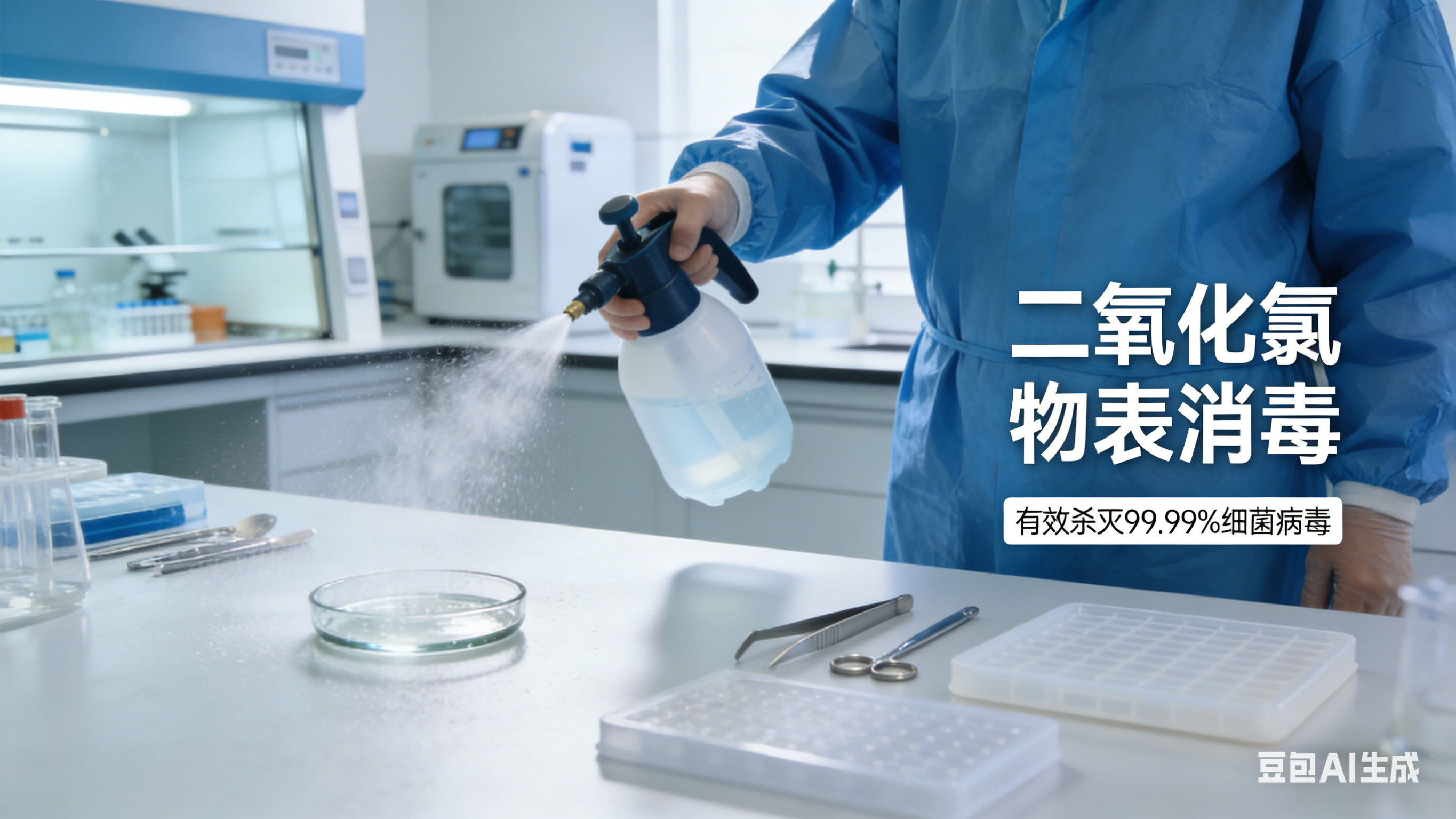 二氧化氯在物表消毒中的应用和优势