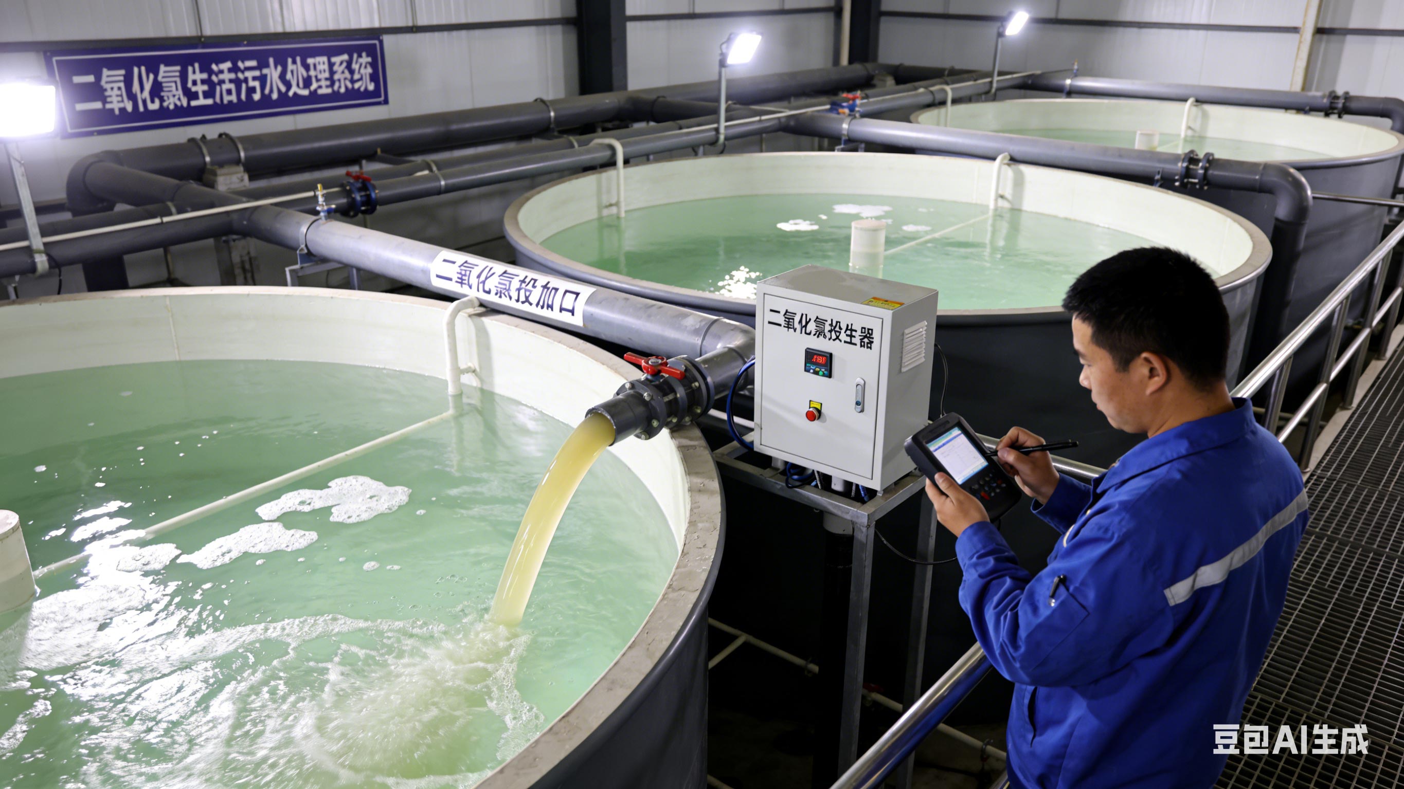 二氧化氯在生活污水处理中的优势