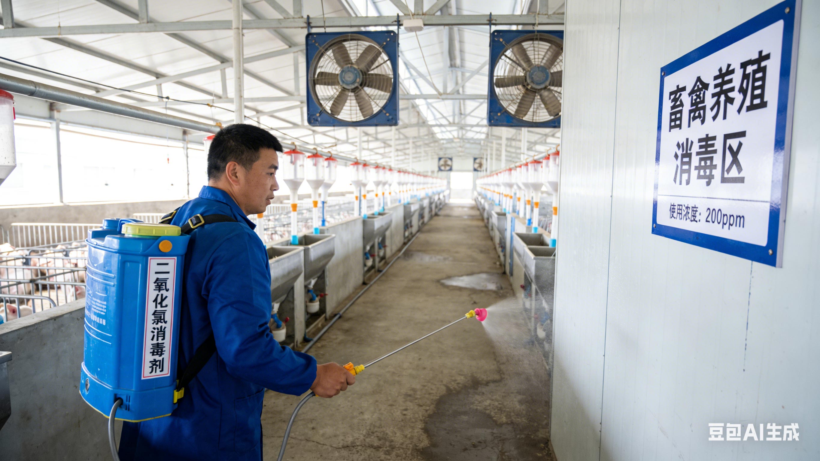 二氧化氯在畜禽养殖行业的应用及优势